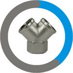 Inconel 625 4 way Fittings