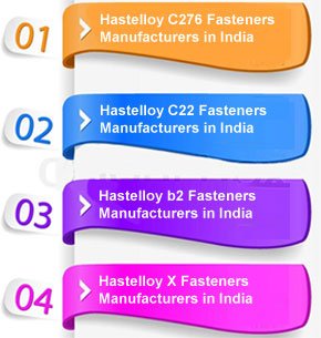 Hastelloy C276 Fasteners Suppliers in India