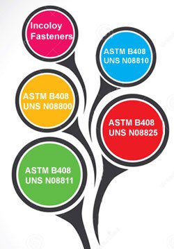 Incoloy 800H Fasteners Manufacturers in India