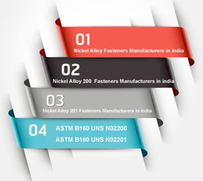 Nickel Alloy Fasteners Manufacturers in India